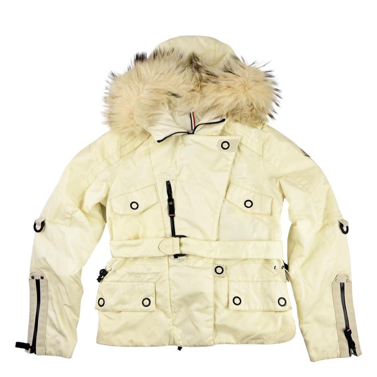 Moncler Ski Jacket with Fur Hood Pre owned but in... - Depop