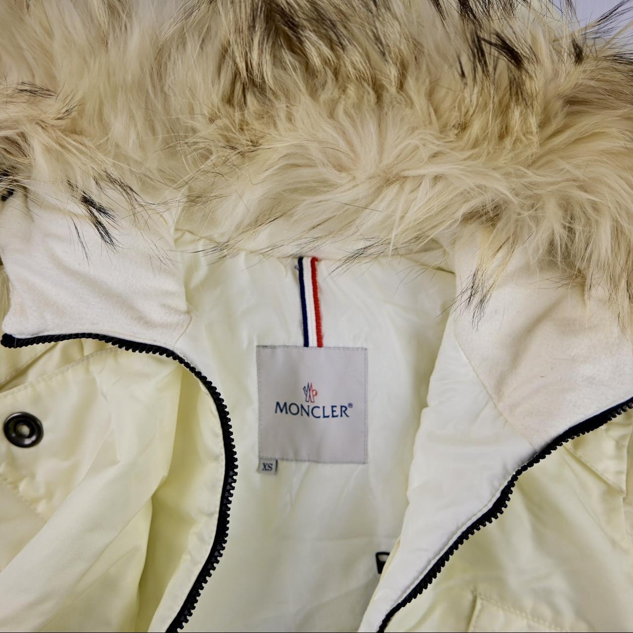 Moncler Ski Jacket with Fur Hood Pre owned but in... Depop