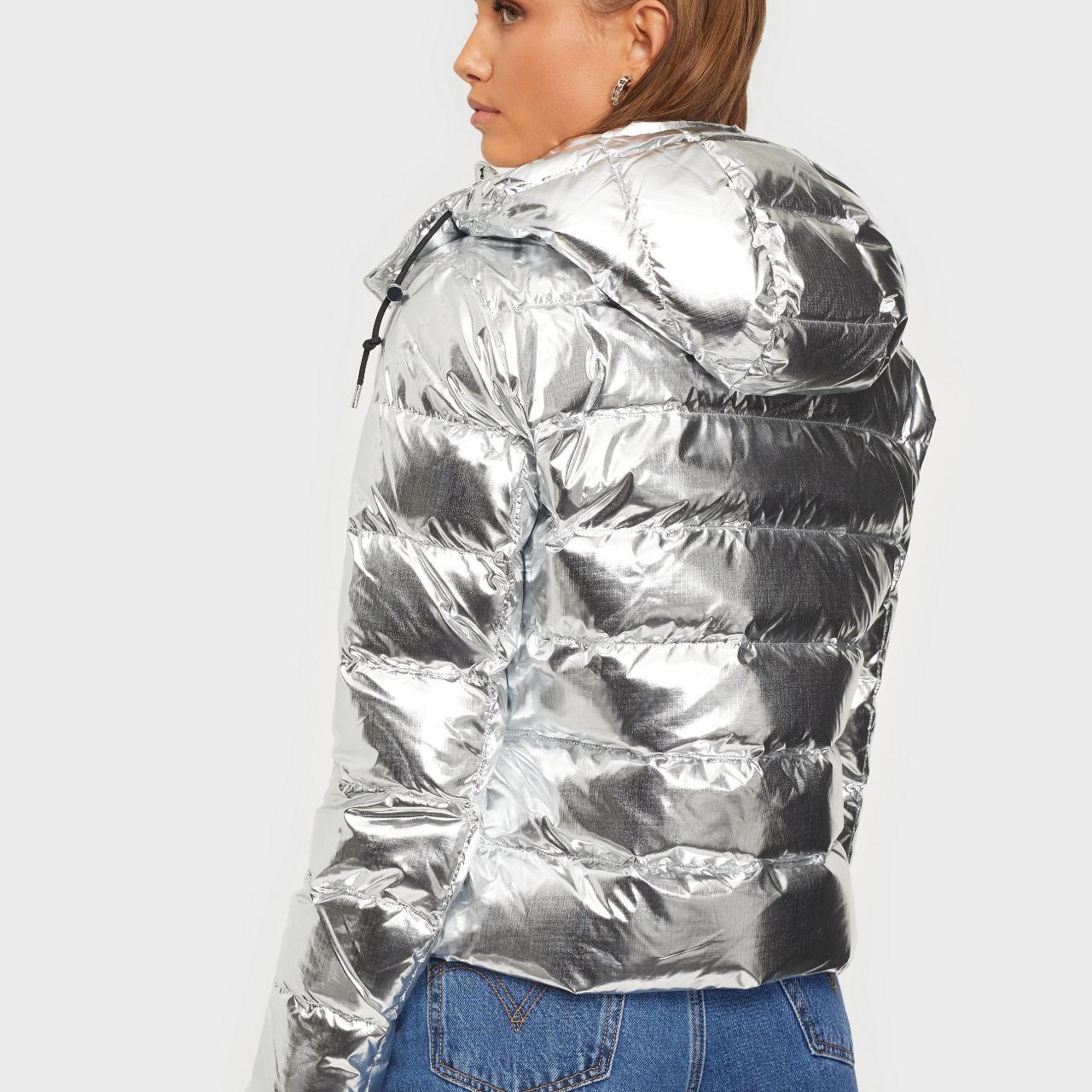 Plus noncontact Metallic Ripstop Puffer