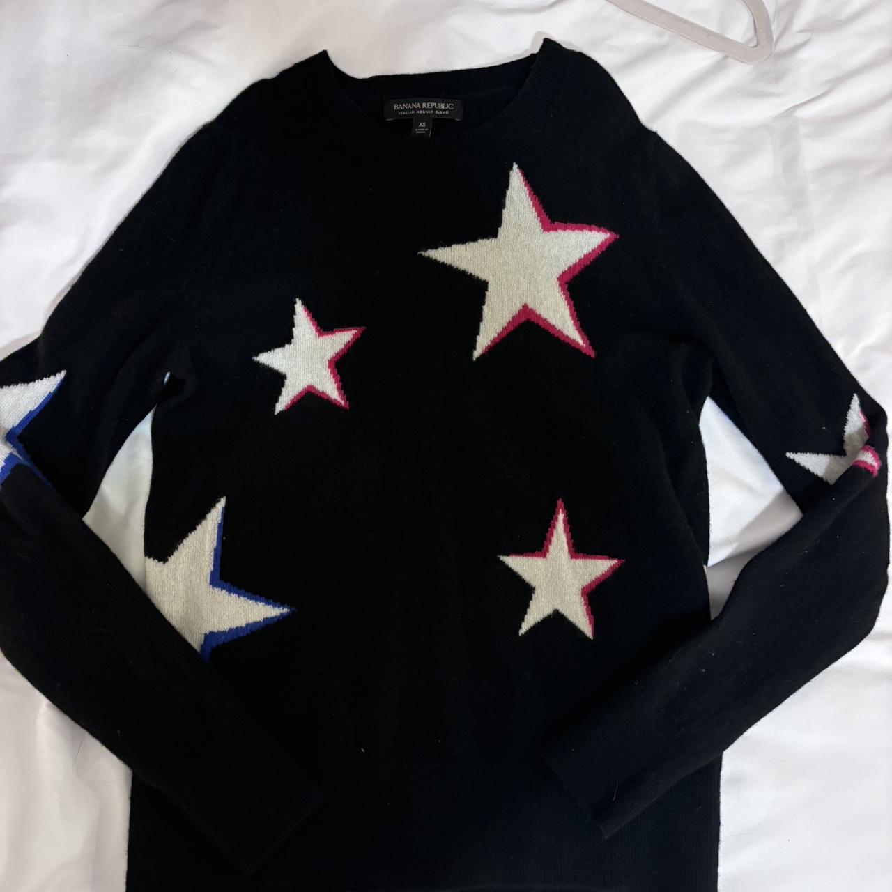 Banana Republic black star sweater