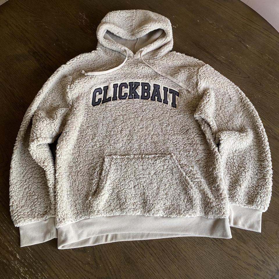 Grey hot sale clickbait hoodie