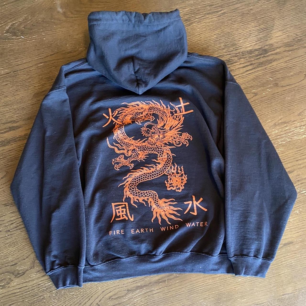 Fire and outlet water hoodie