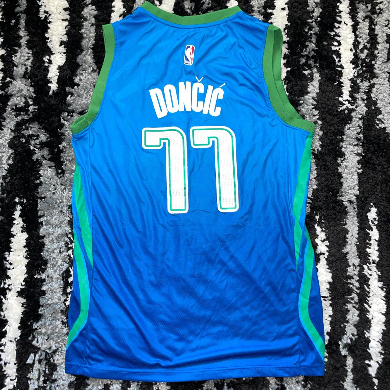 luka doncic blue and green jersey