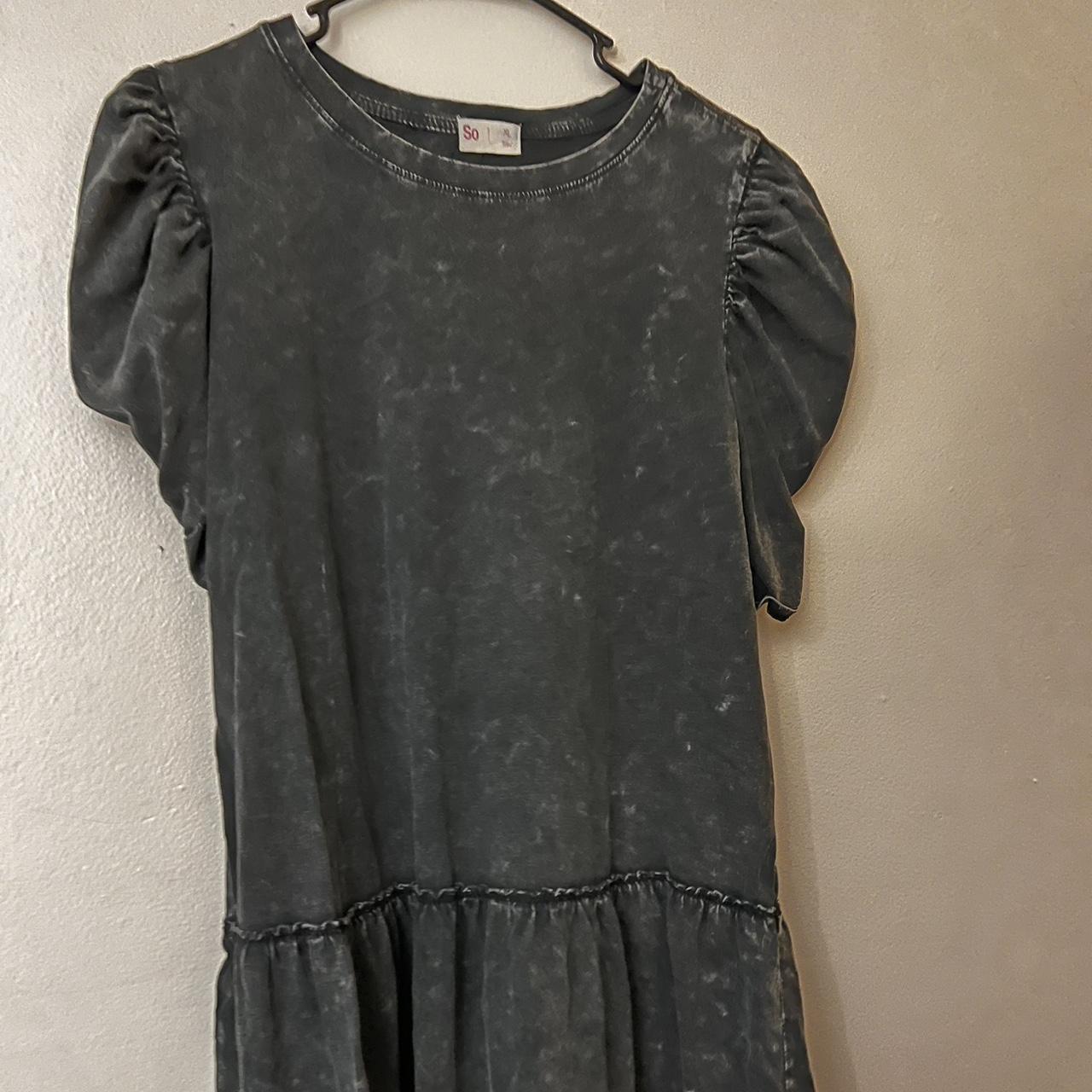 SO Clothing Women's Grey Dress | Depop