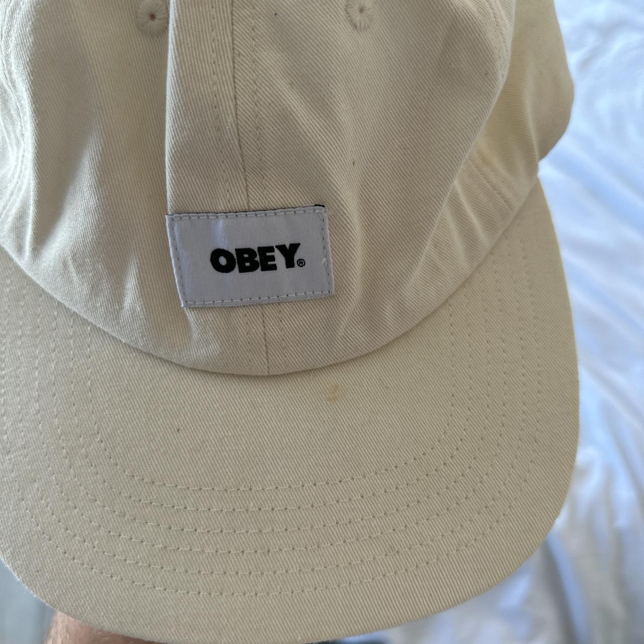 Obey Men's Cream Hat (3)