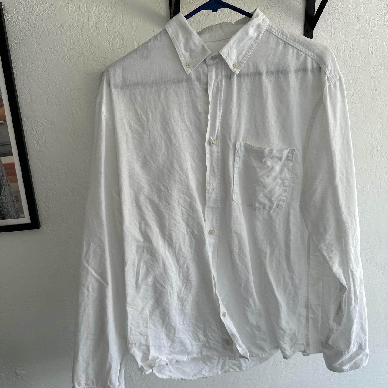 Zara Men's White Shirt | Depop