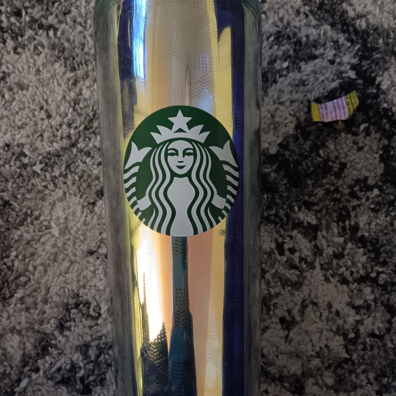 Starbucks stainless 24 oz water tumblers with straws - Depop