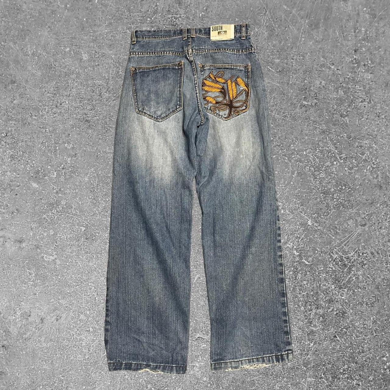 Men's Navy and Blue Jeans (2)