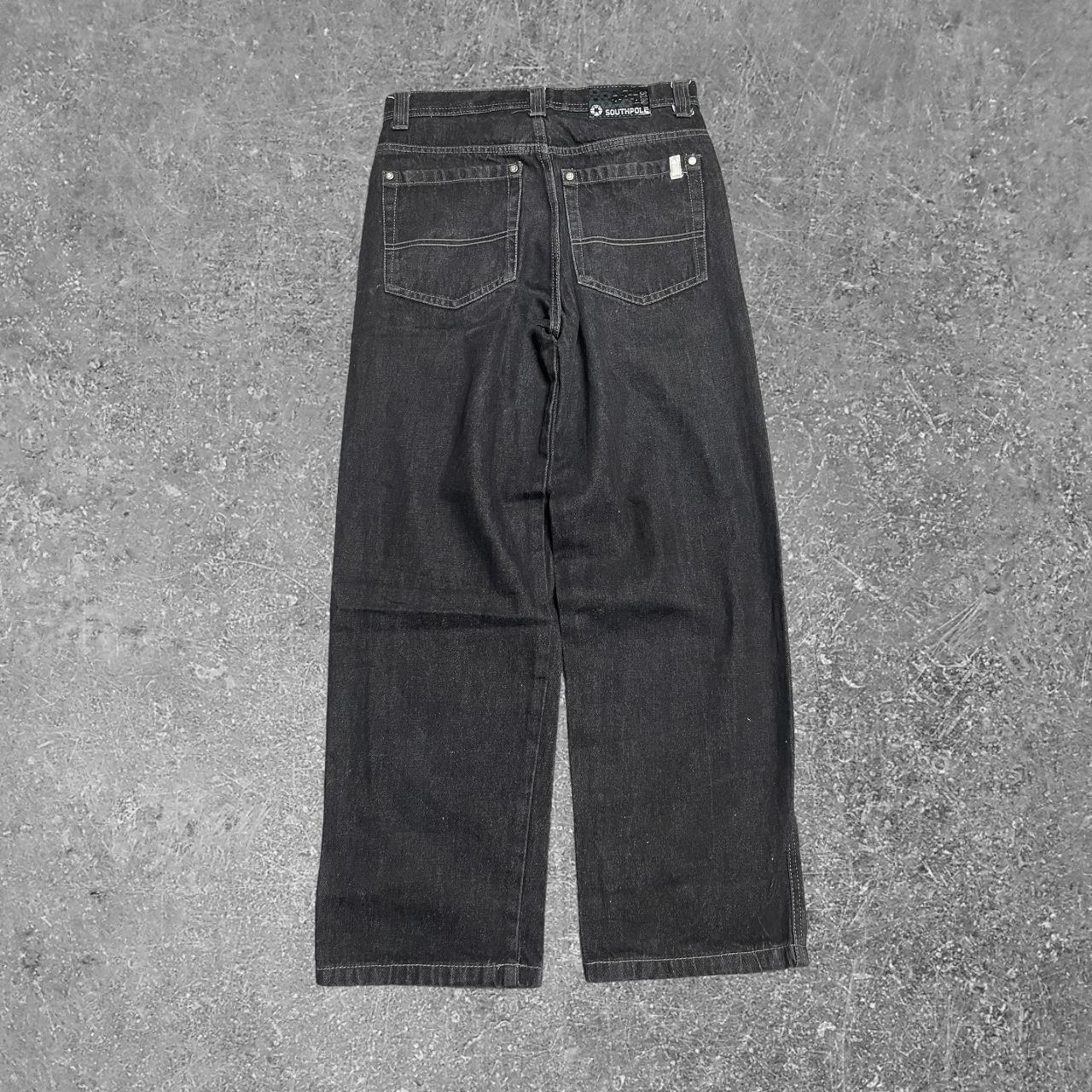 Men's Black and Grey Jeans (2)