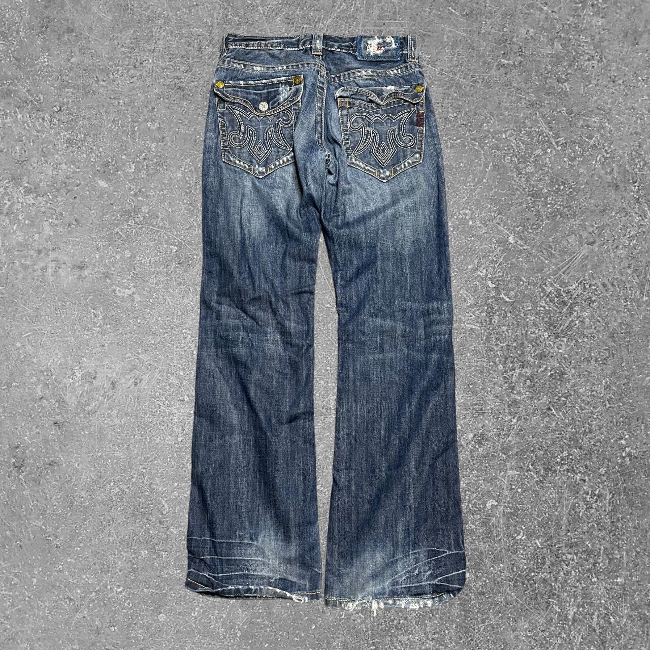 Men's Navy and Blue Jeans (2)