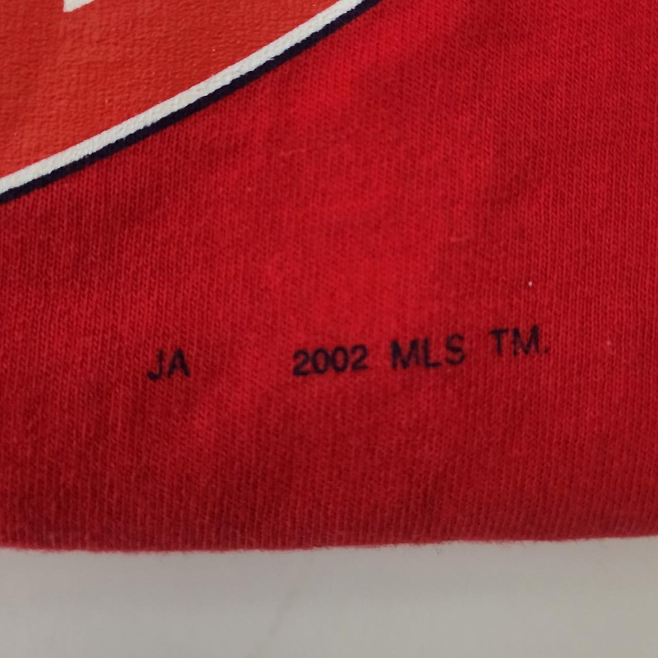 Vintage Chicago fire MLS soccer 90s jersey Tagged - Depop