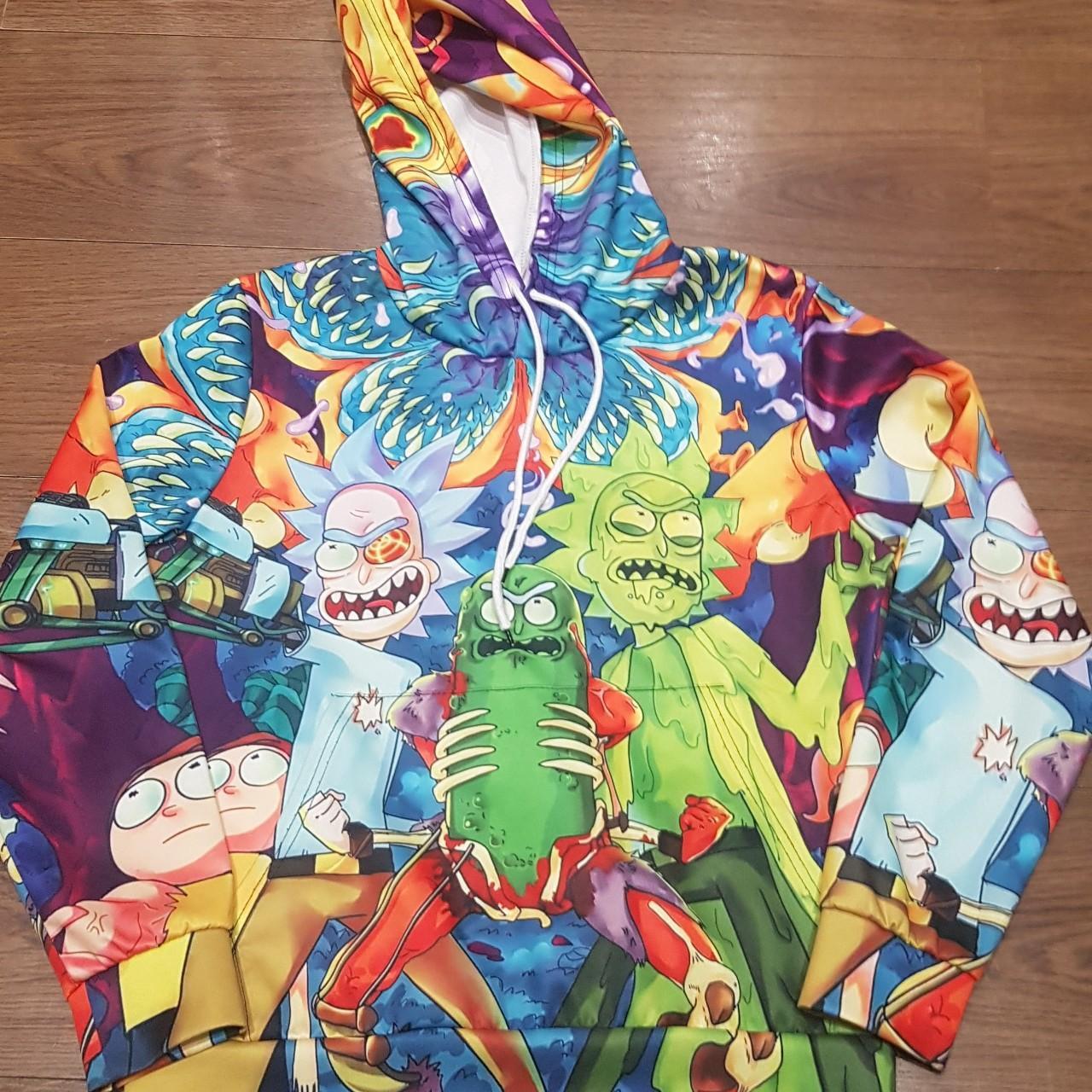 Rick & Morty hoodie Size small Excellent condition - Depop