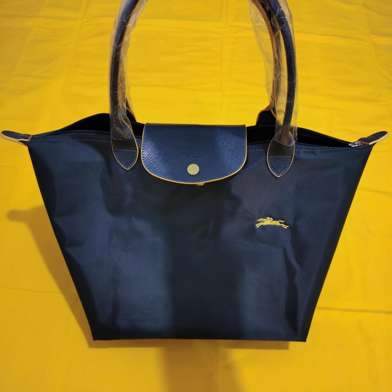 Longchamp Women's Grey Bag Depop