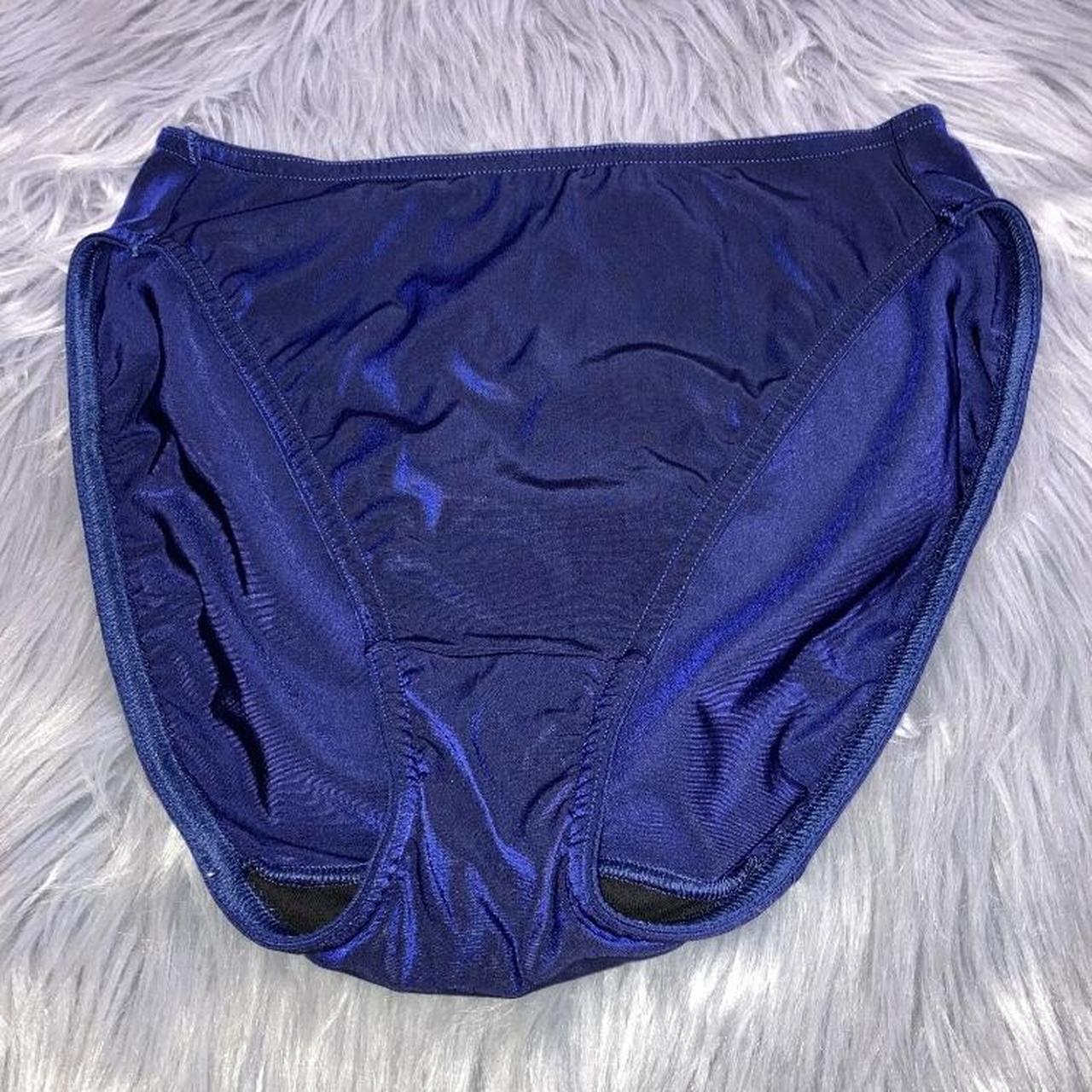 Vintage Warners Satin L High cut legs panties Shiny... Depop