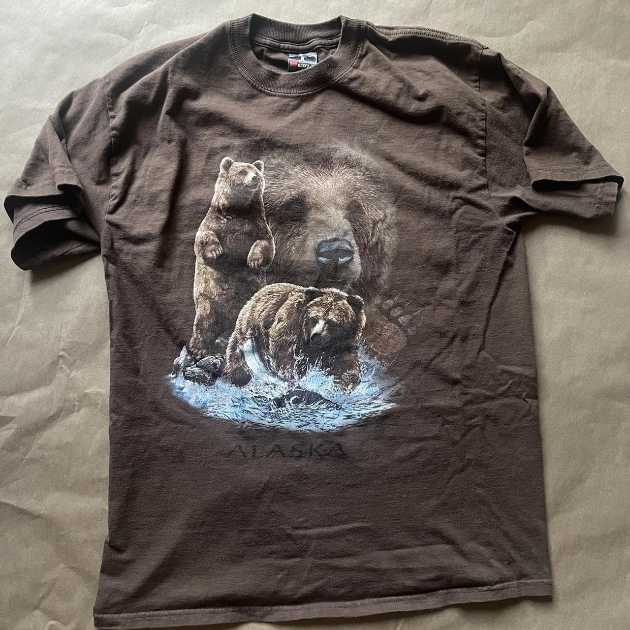 Hanes Men's Brown T-shirt | Depop