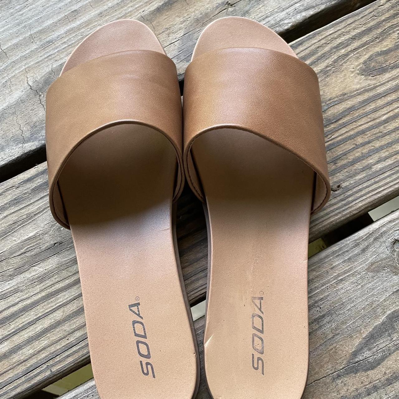 Size 9, only worn once from #brown