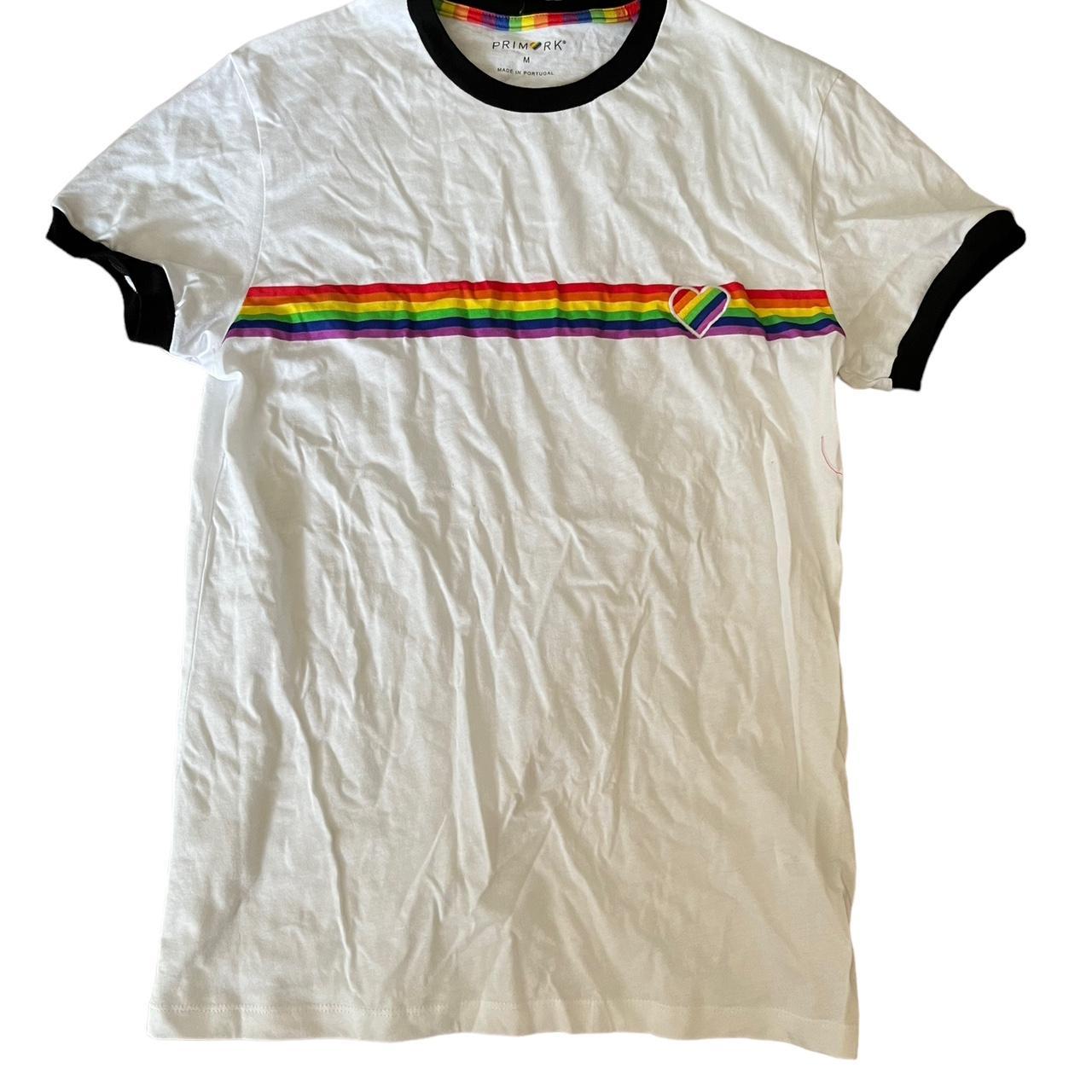 rainbow t shirt primark