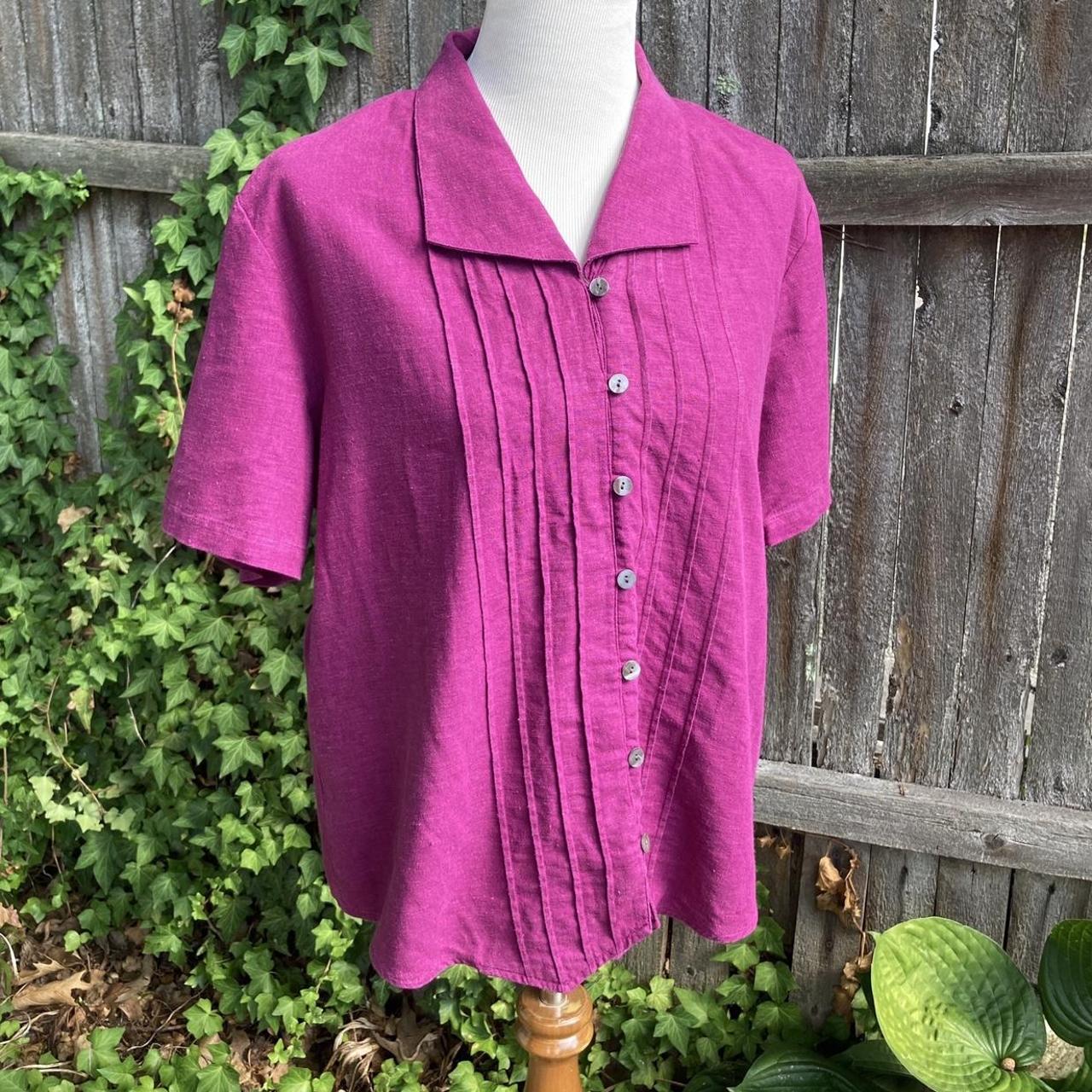 Notations Women S Pink Blouse Depop