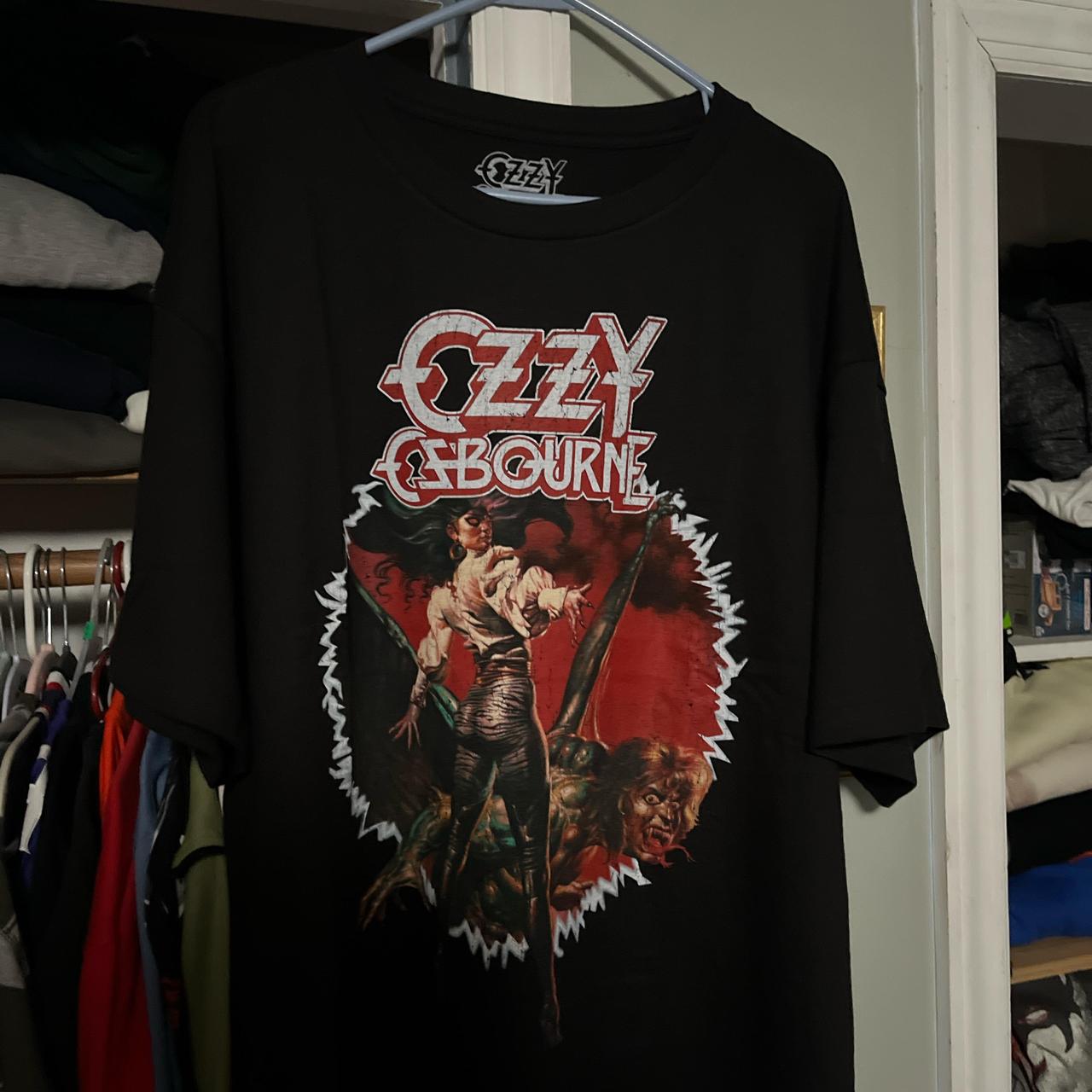 ozzy osbourne oversized shirt