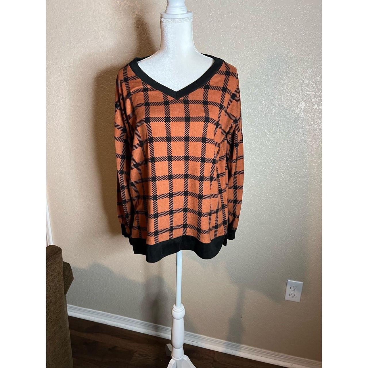 1LoveIE Mens Basic Cut & Sew Flannel (Orange Blossom)