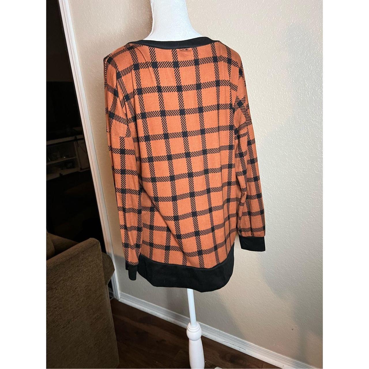 1LoveIE Mens Basic Cut & Sew Flannel (Orange Blossom)