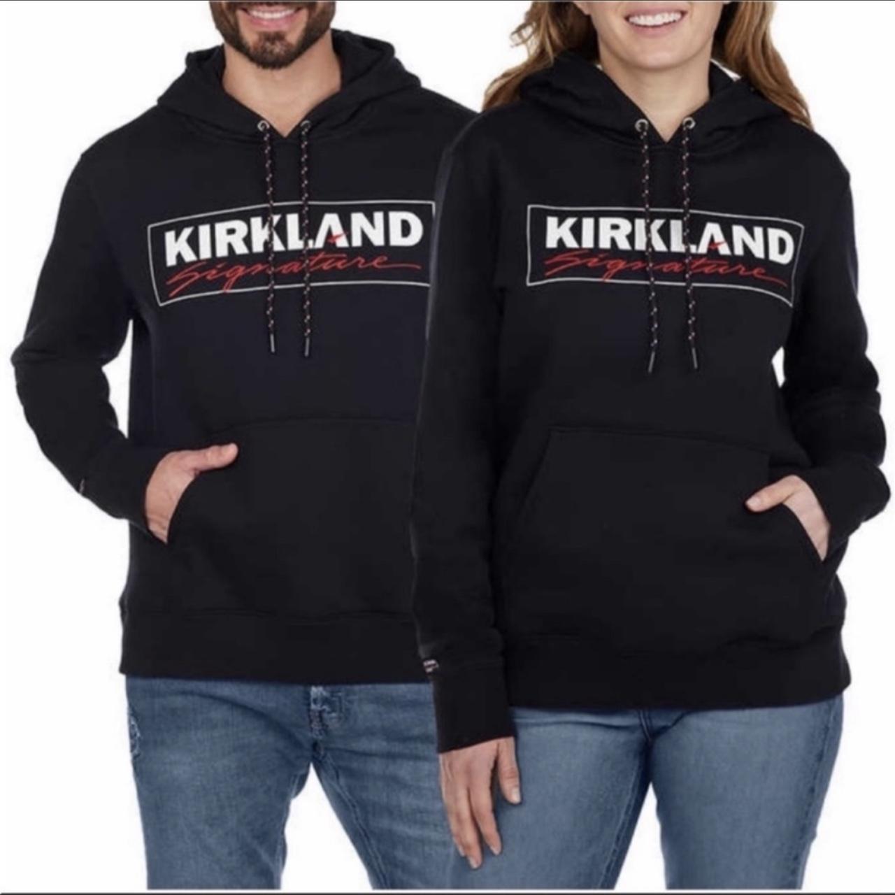 Kirkland Signature Unisex Logo Hoodie, Men - Depop