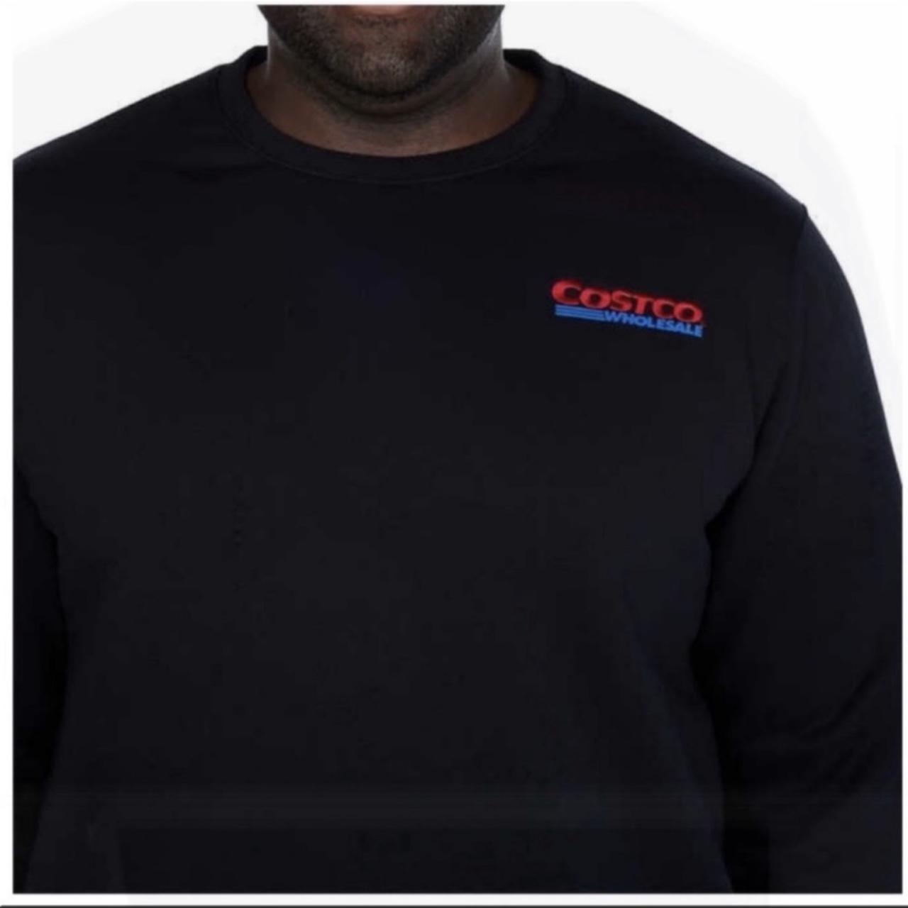 Costco Wholesale Men Logo Fleece Crewneck Brand Depop