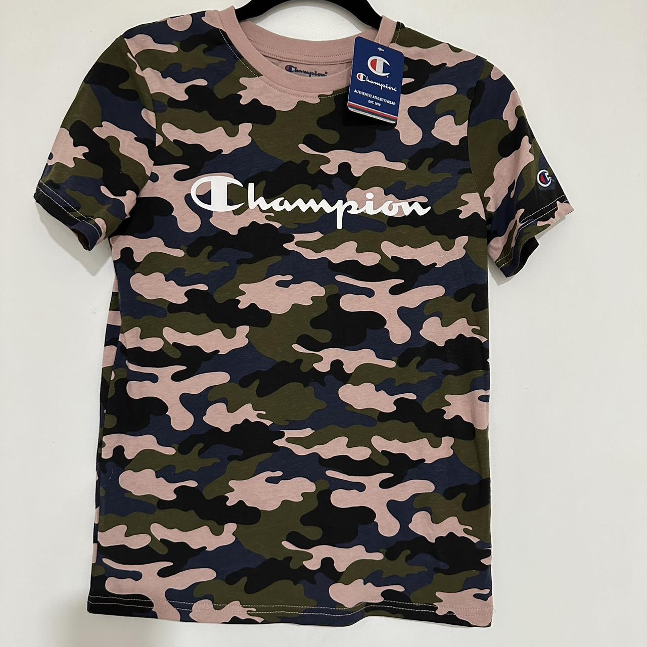 camouflage champion shirt