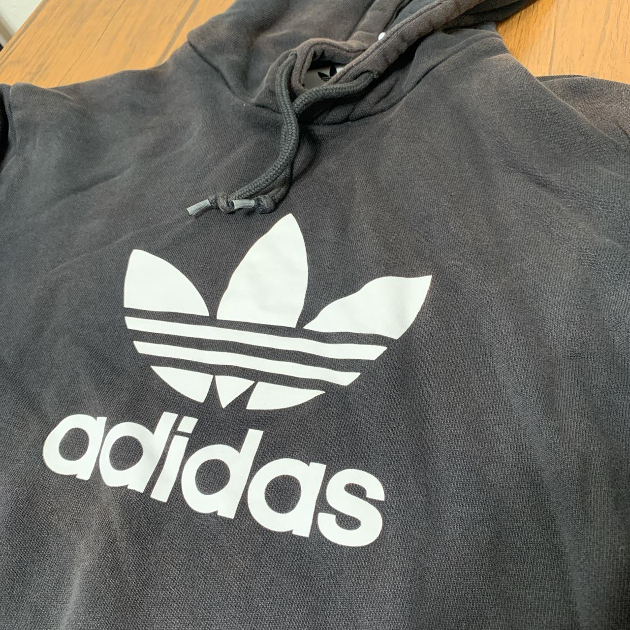 Adidas Originals Men's Black Hoodie | Depop