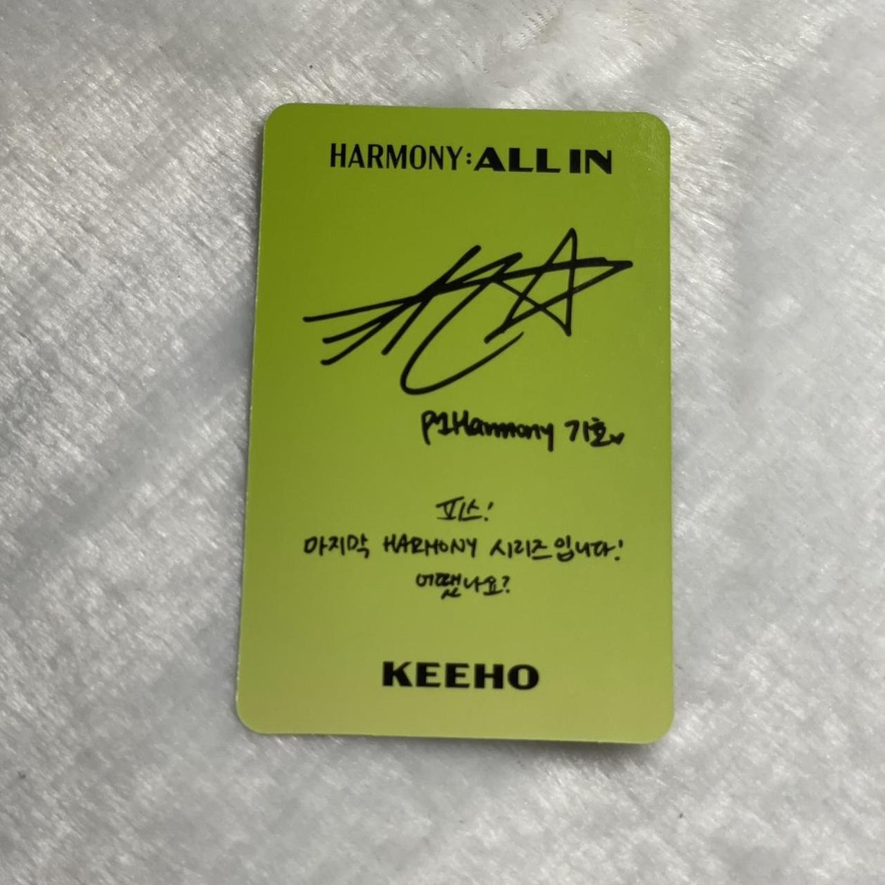 p1harmony keeho all in photocard 🌙 $9 🌙 will be... - Depop