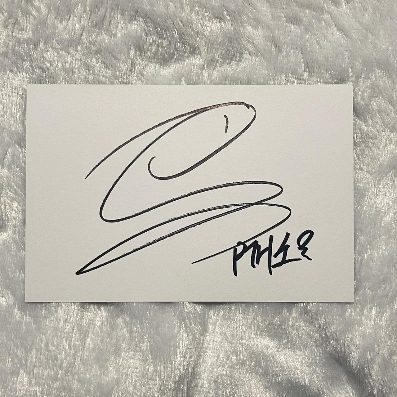 p1harmony all in postcard signed by soul $20 few | Depop