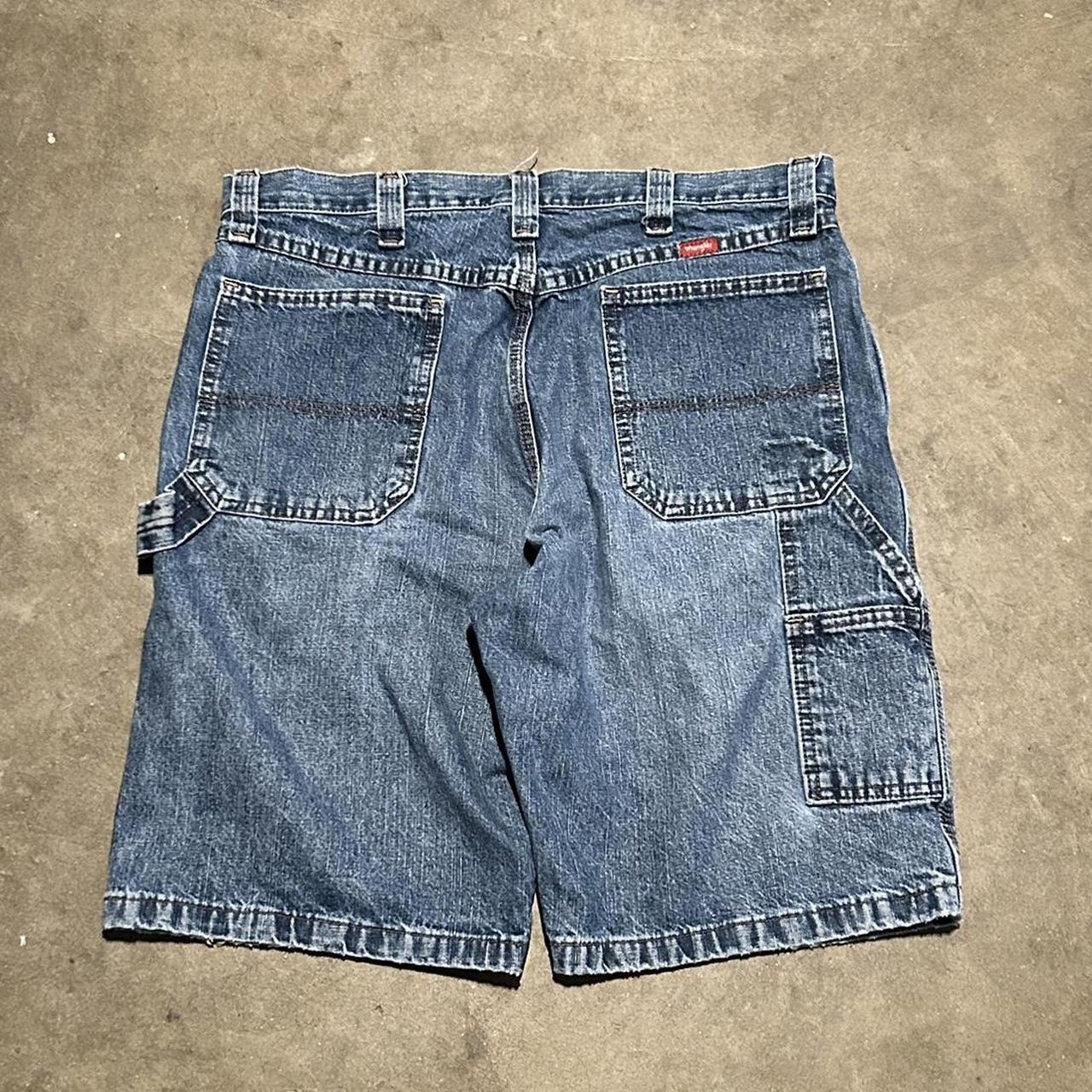 Wrangler Baggy Carpenter Jorts Beautiful Fade On Depop