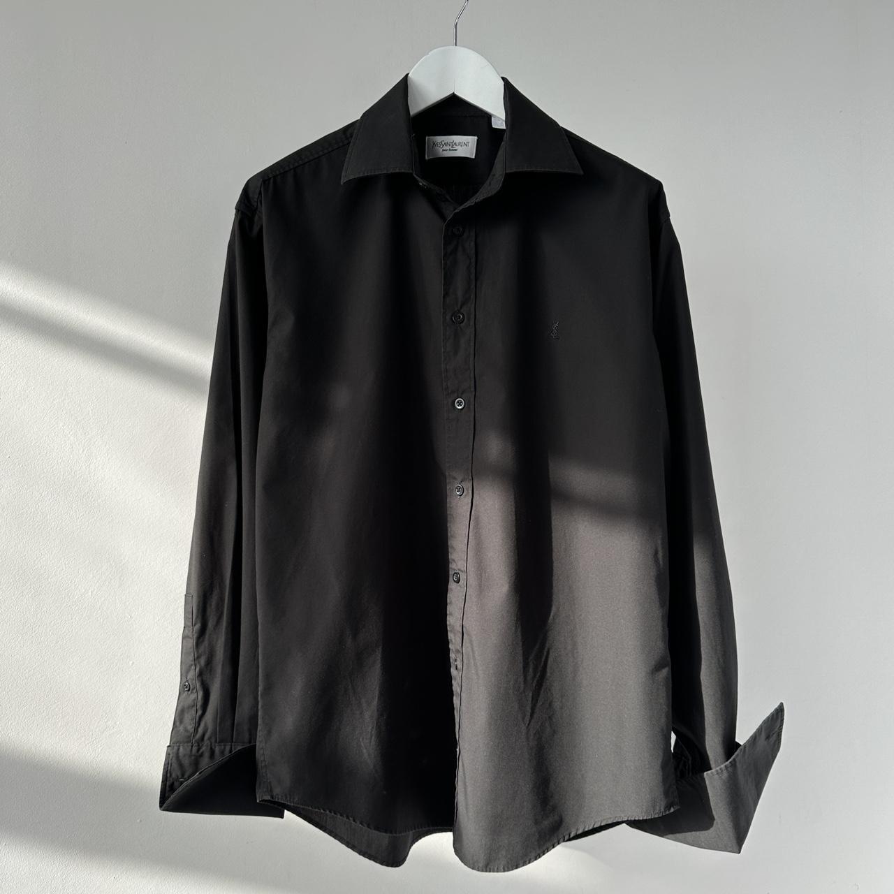 Yves Saint Laurent Men's Black Shirt | Depop