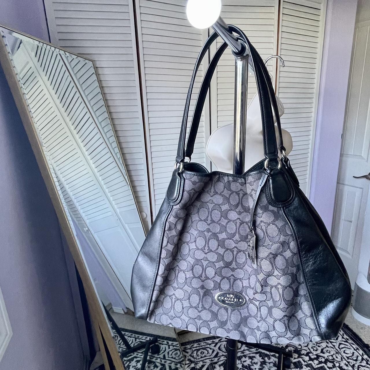 Coach edie 28 cheap grey