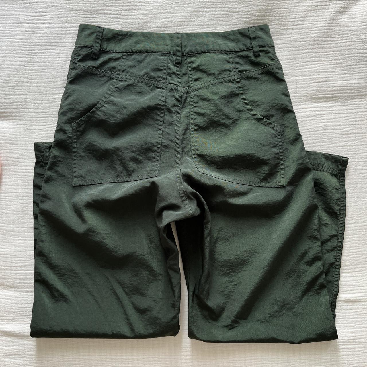 Eckhaus Latta Women's Green Trousers | Depop