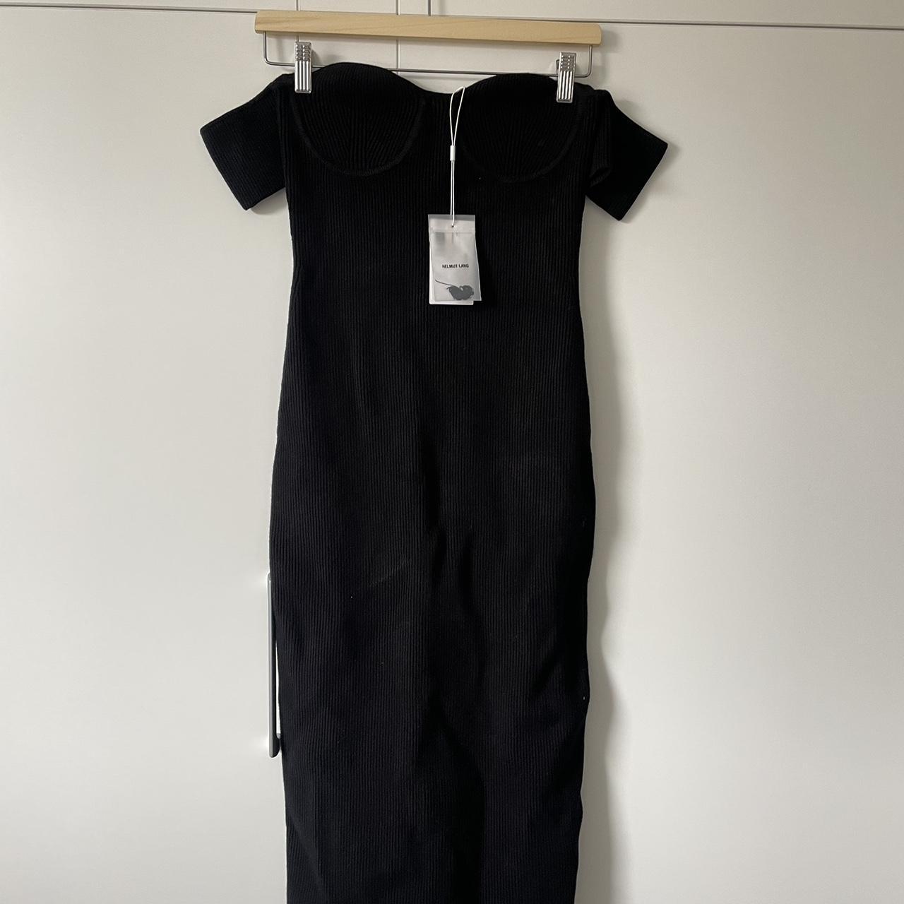 Helmut Lang Women's Black Dress | Depop