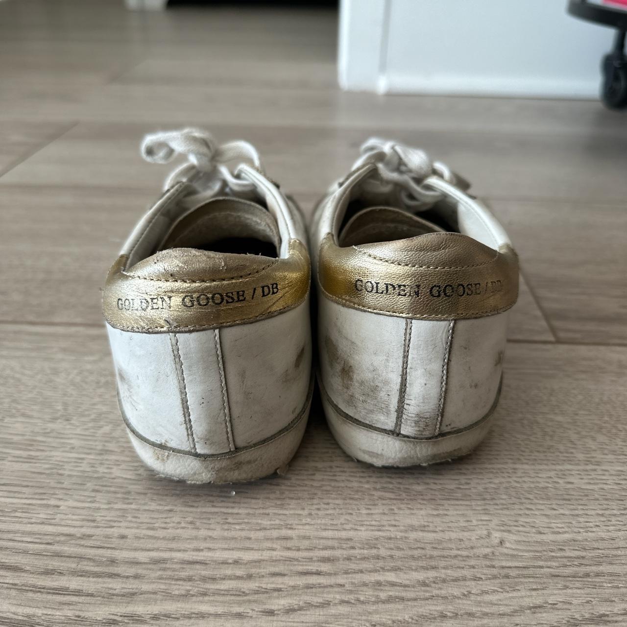Golden Goose Women's White and Cream Trainers (3)