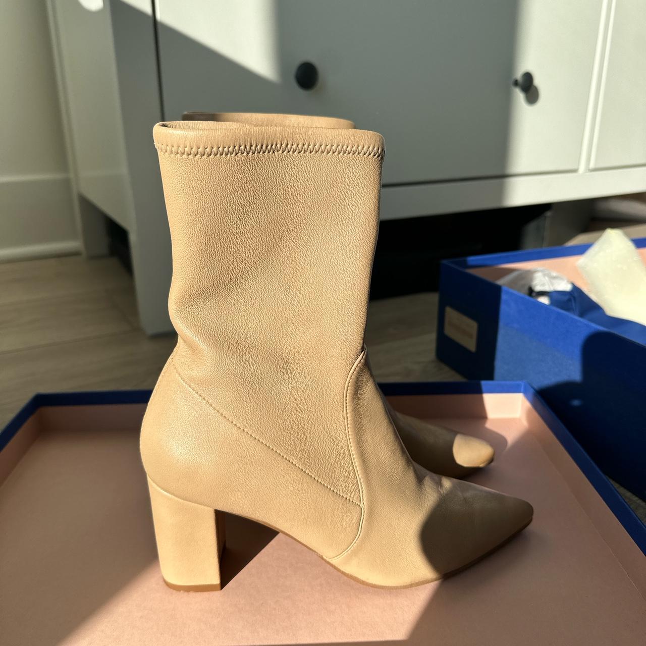 stuart weitzman nude boots