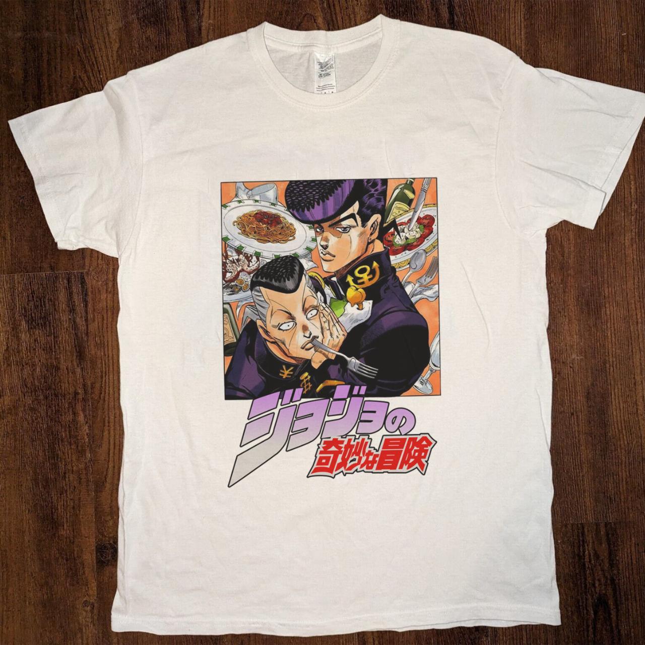 JoJo's Bizarre Adventure Anime T-Shirt Gildan... - Depop