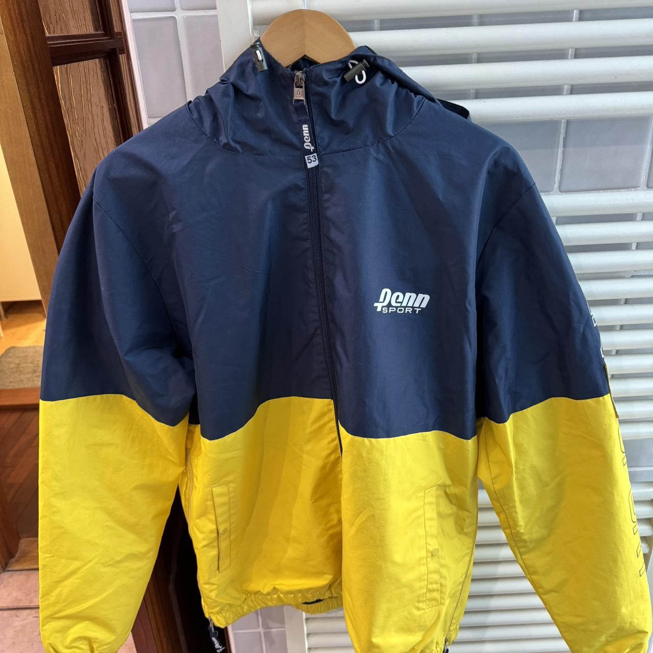 Penn sport deals yellow windbreaker