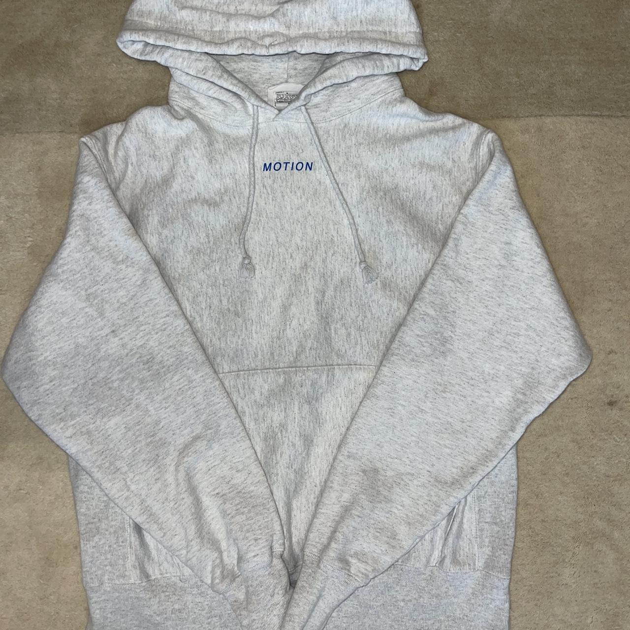 Vintage Champion “Motion” hoodie *size medium ALL... - Depop