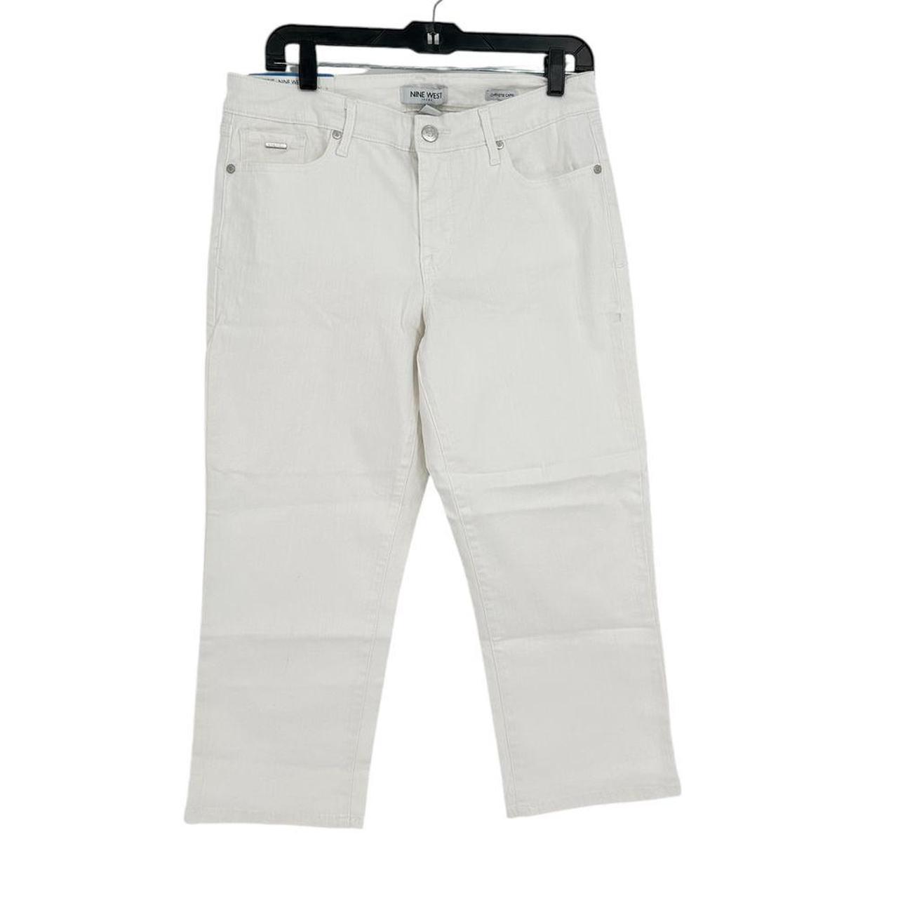 Nine West Women's Capri Pants White 10 – Nine West Chrystie