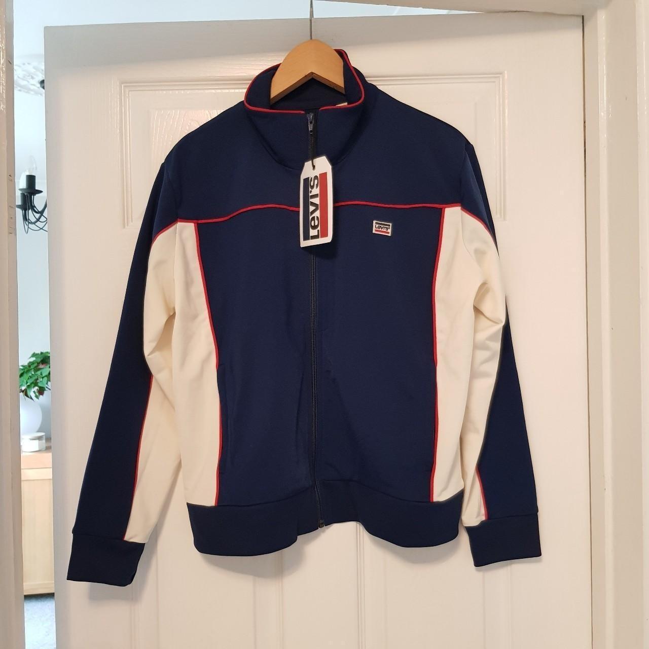 Levi s Sportswear Zipped Blue Track Jacket Size