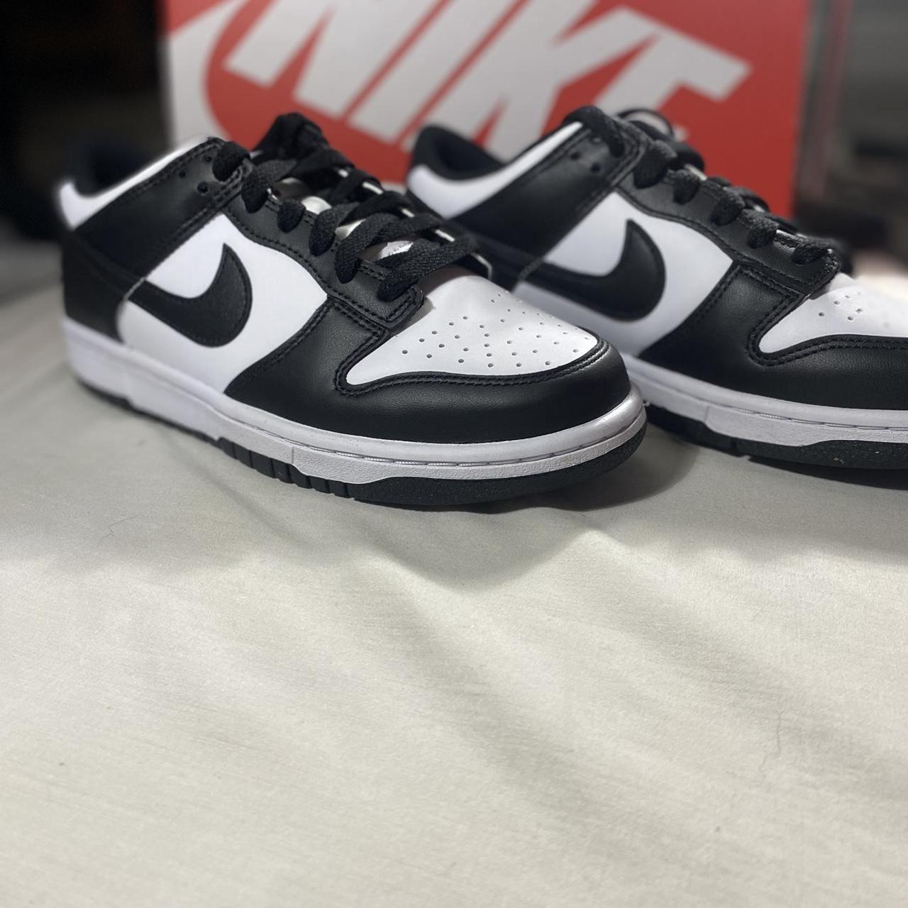 Nike Black and White Trainers | Depop