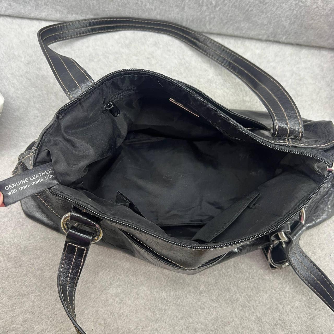 Giani Bernini medium sized black leather double - Depop