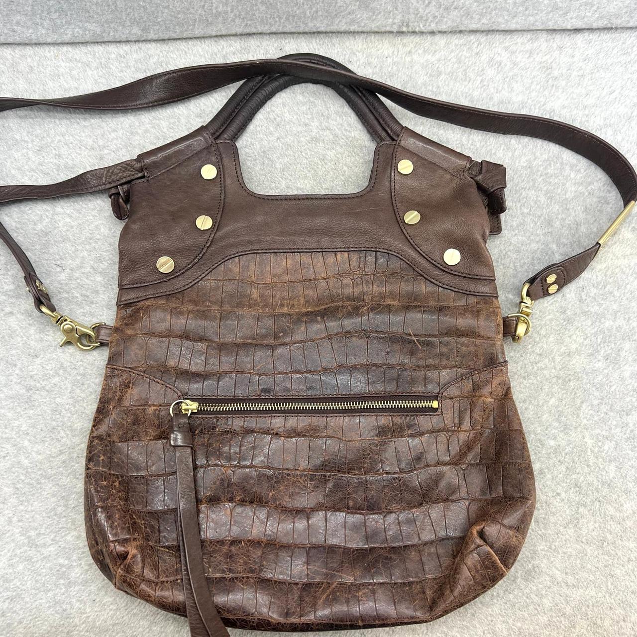 Foley Corinna Mid City Foldover Crossbody Croc Depop