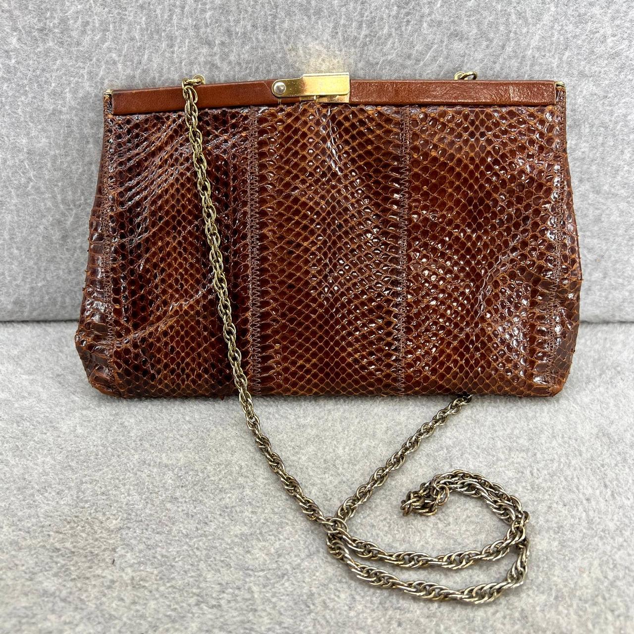 genuine cobra snakeskin purse with genuine leather- face & HEAD detail-  RARE- OOAK | Snakeskin purse, Purses, Genuine leather