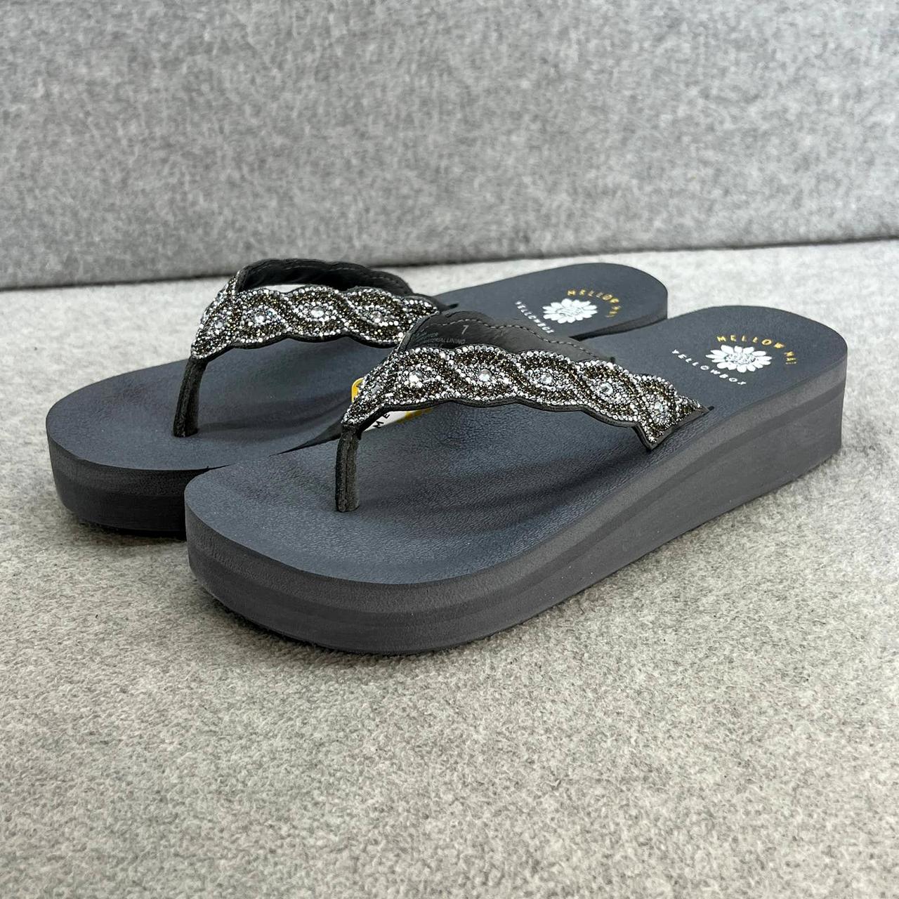 Yellow box camo flip flops hot sale