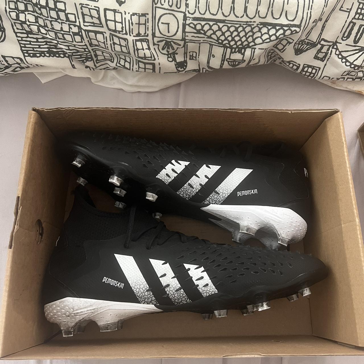 ADIDAS PREDATOR black and white freak 2 football... - Depop