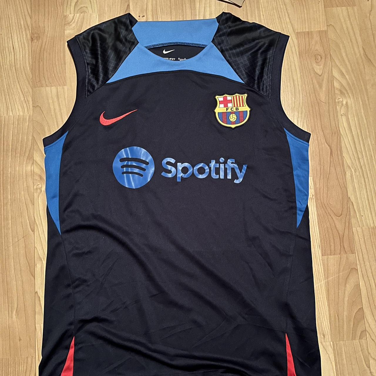 fc barcelona sleeveless training top